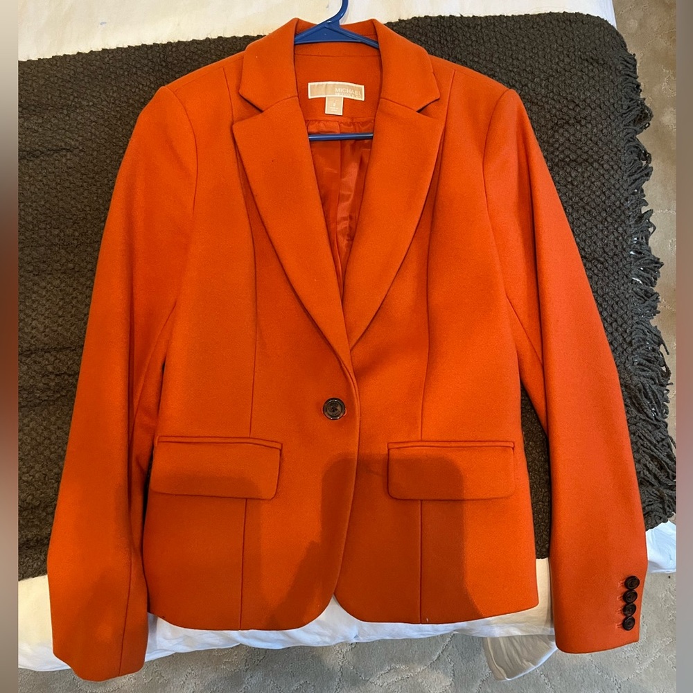 Michael Kors Orange Blazer - Lightly Used